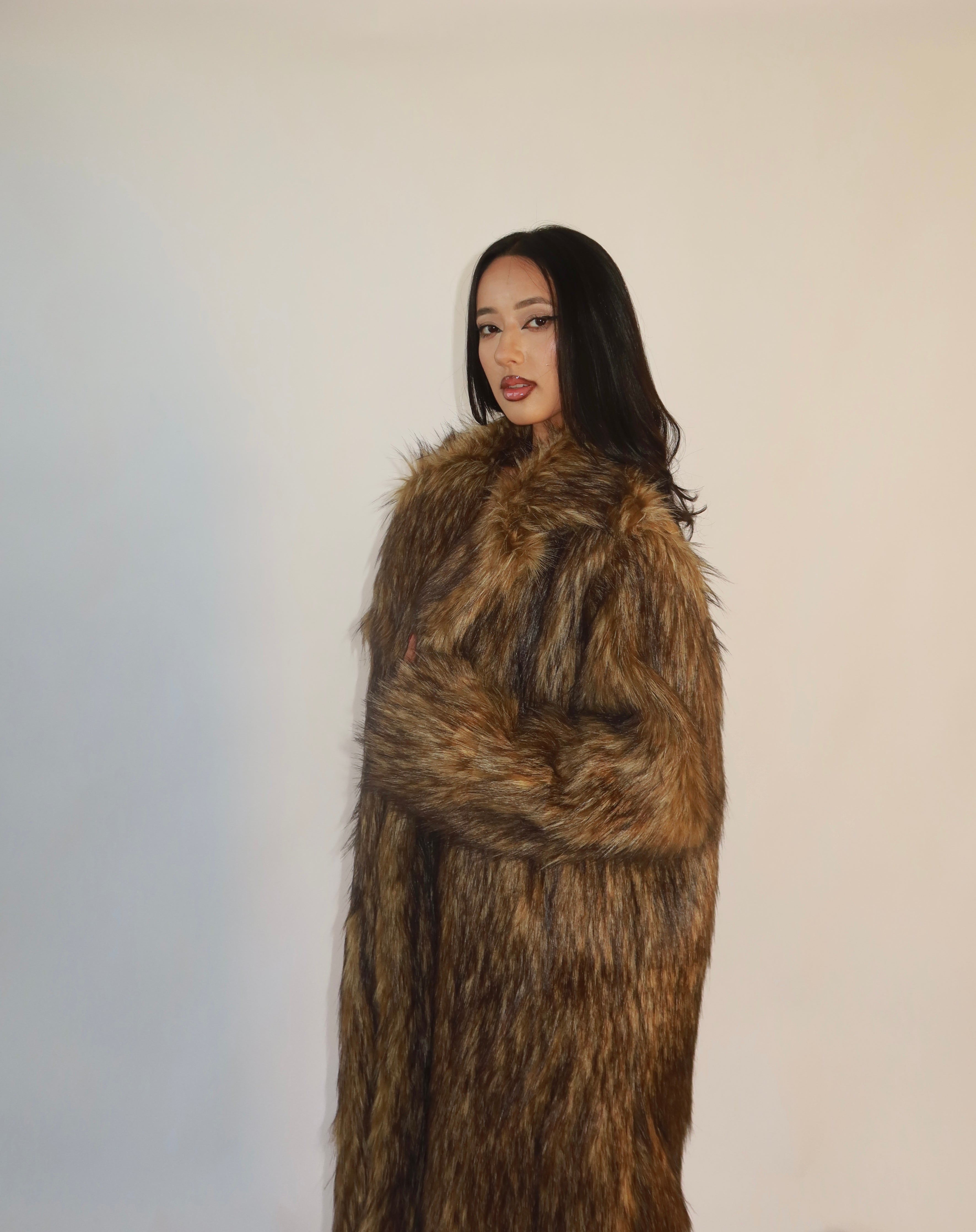 Cassie Faux Fur Overcoat