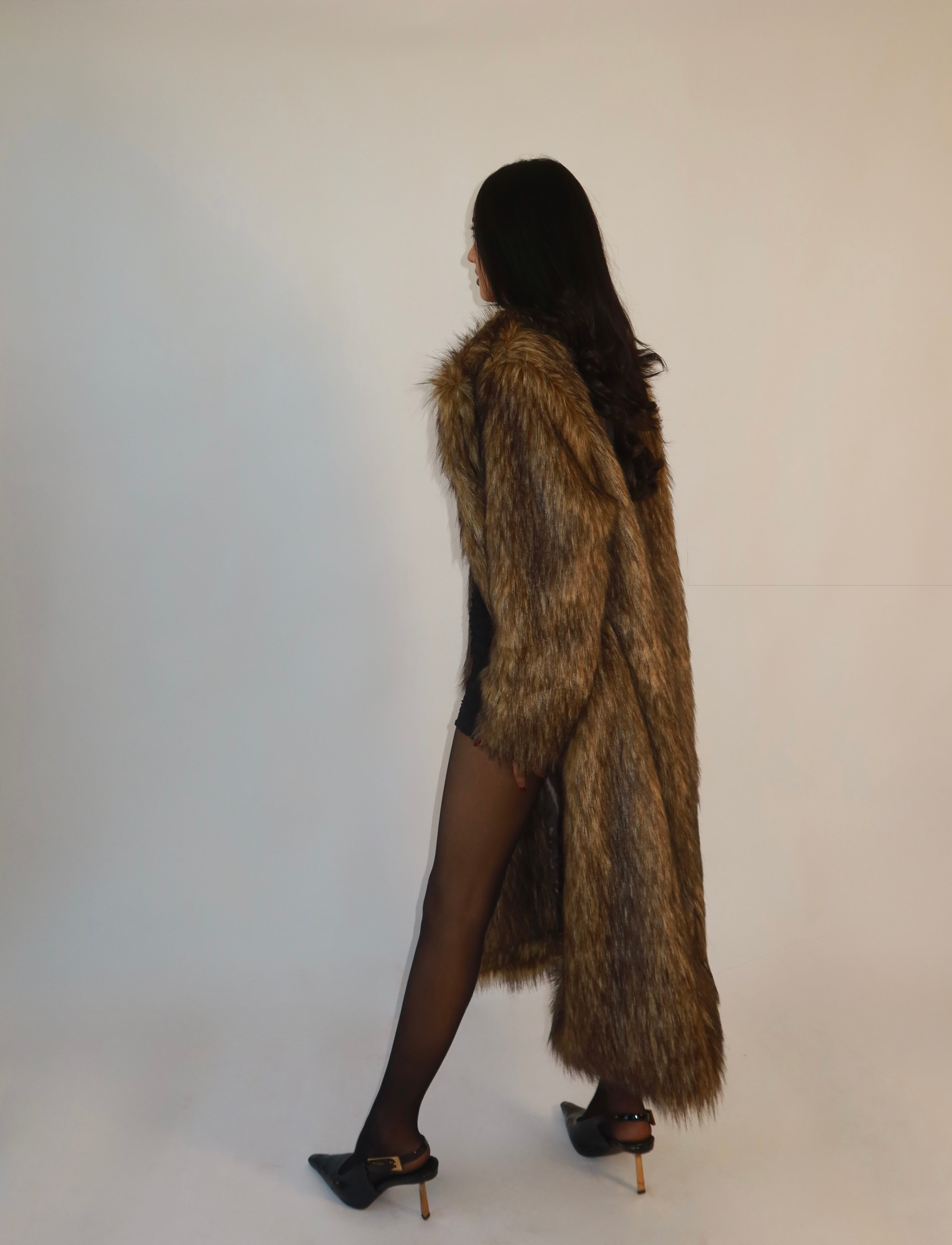 Cassie Faux Fur Overcoat
