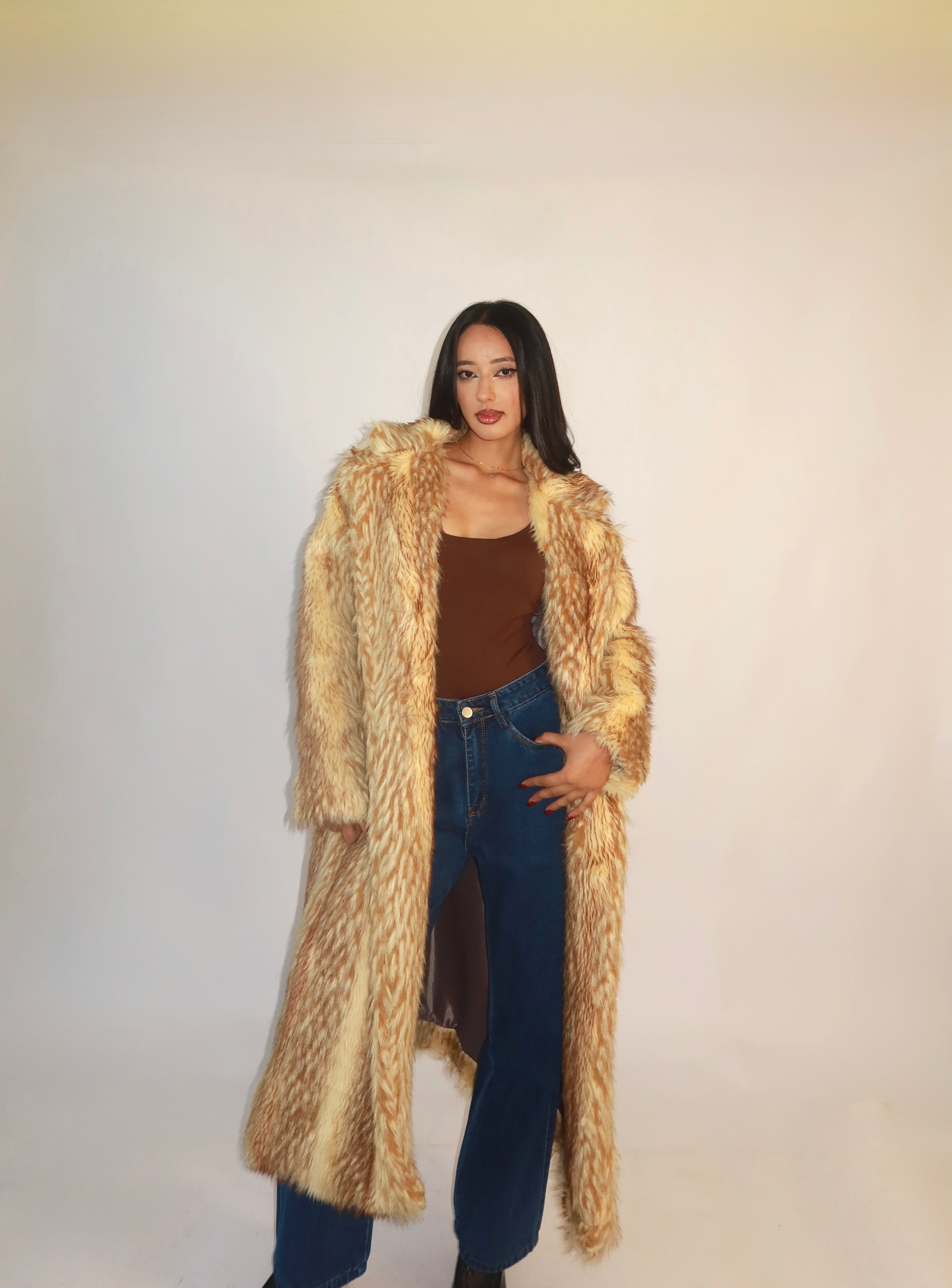 Bambi Faux Fur Overcoat