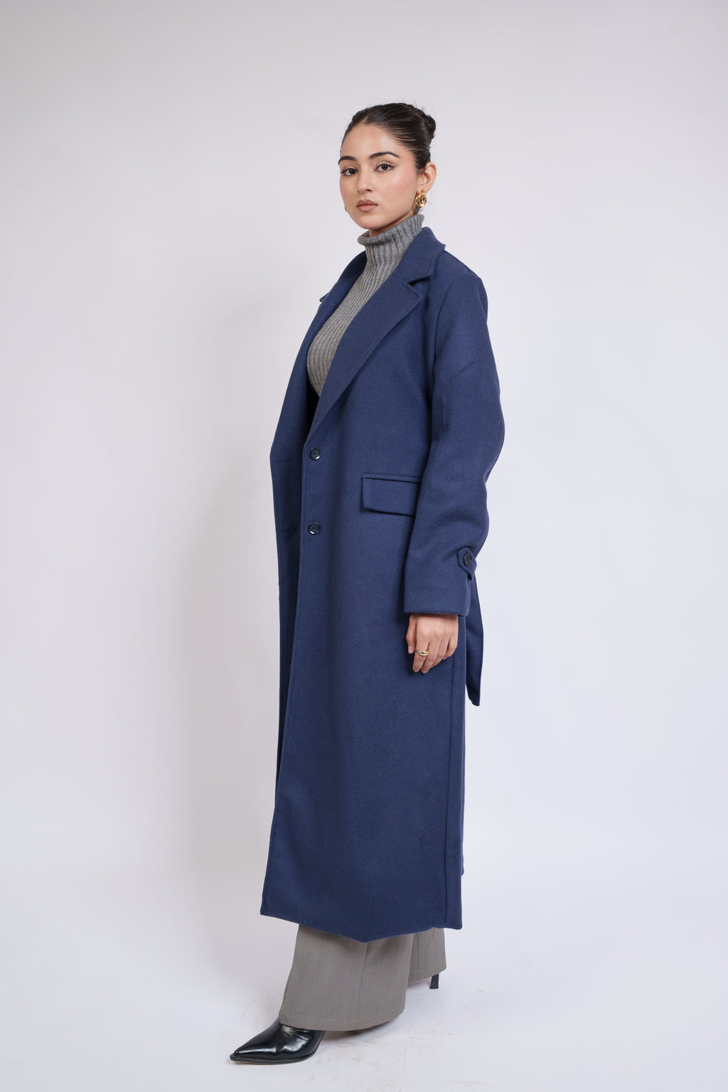 The Rowan Tailored Wool Overcoat